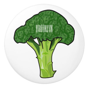 Bouton De Porte En Céramique Illustration de Broccoli