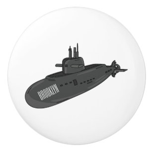Bouton De Porte En Céramique Illustration sous-marine