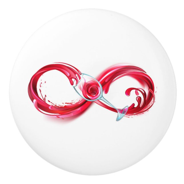 Bouton De Porte En Céramique Infinity (Devant)