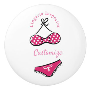 Bouton De Porte En Céramique Inspecteur de lingerie Thunder_Cove