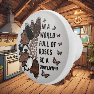 Bouton De Porte En Céramique Inspiration cool de tournesol occidental