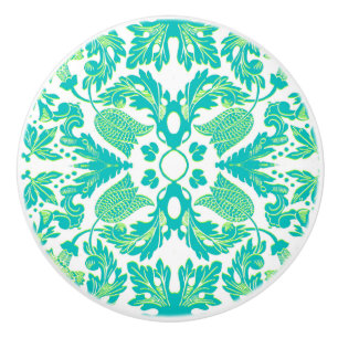 Bouton De Porte En Céramique Jardin de Tulip - Fleur Vintage de Mod