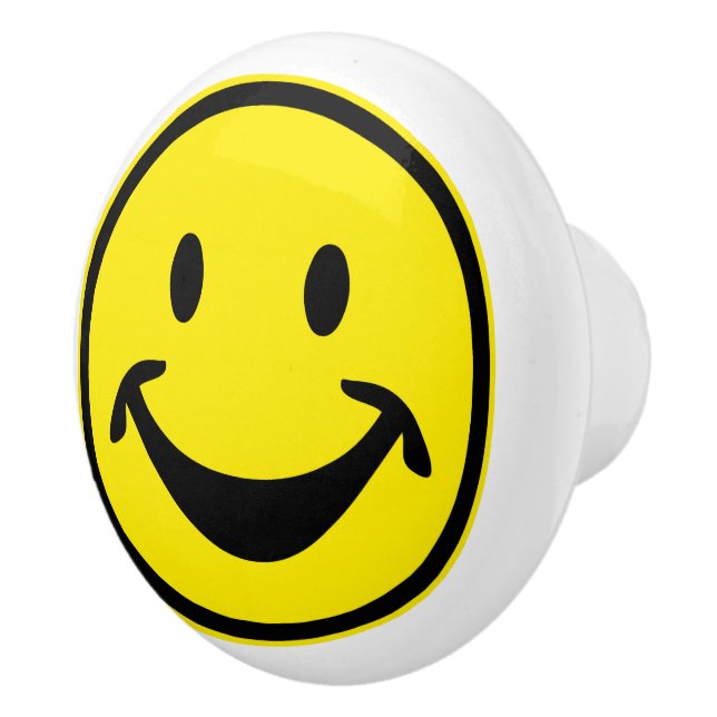 Bouton De Porte En Céramique Jaune amusant + votre dos. & idées (Droite)
