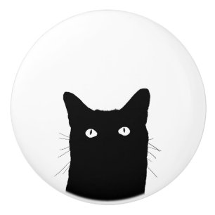 Bouton De Porte En Céramique Je vois Cat Click (Cat Click) pour sélectionner un