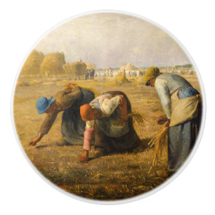 Bouton De Porte En Céramique Jean-François Millet - Les Gleaners