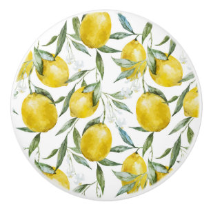 Bouton De Porte En Céramique Joli citronnier été