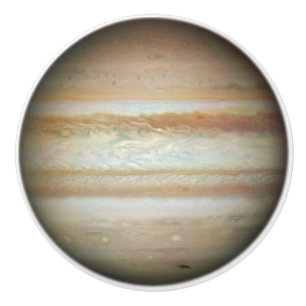 Bouton De Porte En Céramique Jupiter système solaire rayonné Planète Sagittariu