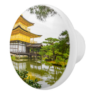 Bouton De Porte En Céramique Kinkaku-ji, le pavillon d'or, Kyoto