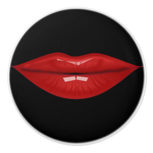 Bouton De Porte En Céramique Kiss Shops ou Girls Room
