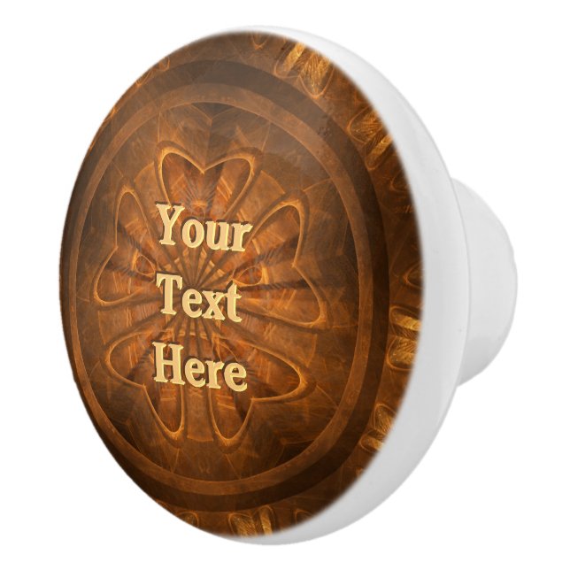 Bouton De Porte En Céramique La sculpture sur bois (Droite)