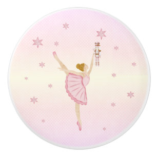 Bouton De Porte En Céramique La Suite Nutcracker - Ballerina Ceramic Knob