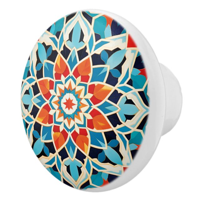 Bouton De Porte En Céramique L'artisanat de style arabe (Droite)