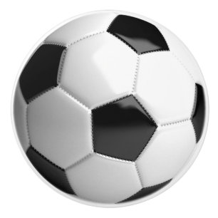 Bouton De Porte En Céramique Le football de ballon de football