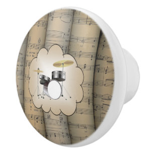 Bouton De Porte En Céramique Le ~ réglé de nuage de ~ de tambour a roulé le