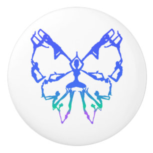 Bouton De Porte En Céramique Le yoga inspiré pose de nouveaux débuts de