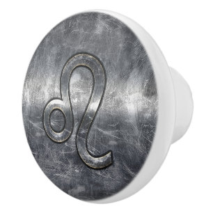Bouton De Porte En Céramique Leo Zodiac Connexion de style industriel