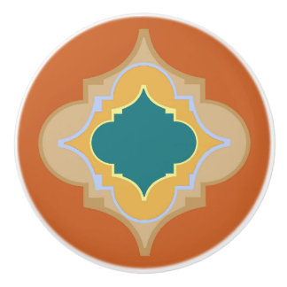 Bouton De Porte En Céramique Les teintes marocaines en terre cuite