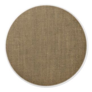 Bouton De Porte En Céramique Linge de couleur naturel texture marron moderne ru