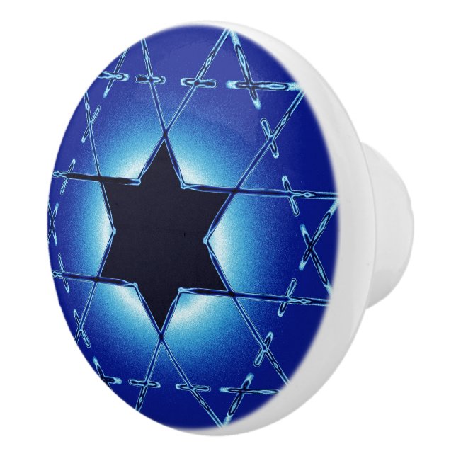 Bouton De Porte En Céramique Magen Gimel (Droite)