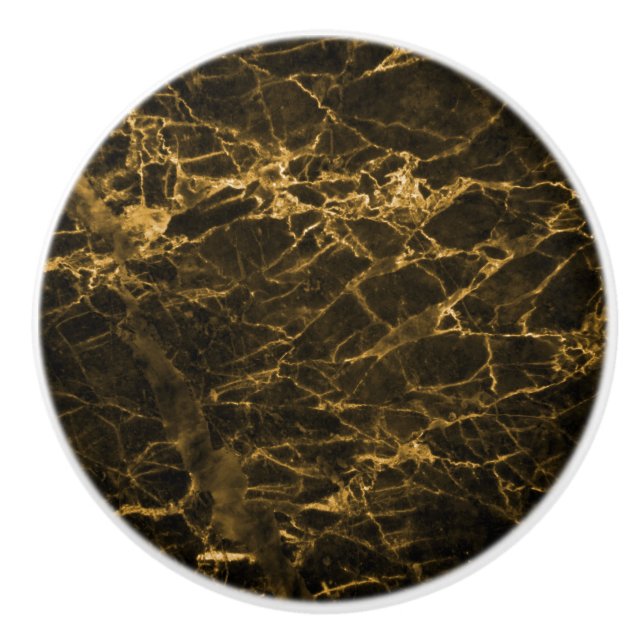 BOUTON DE PORTE EN CÉRAMIQUE MARBRE BROWN (Devant)