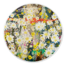Marguerites vintages - Art Floral Inspiré par la N