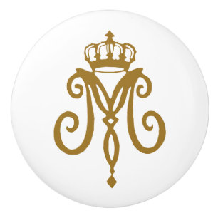Bouton De Porte En Céramique Marie Antoinette Logo OPTIONS COULEUR ET FORME -