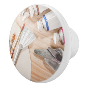 Bouton De Porte En Céramique Matériel d'art