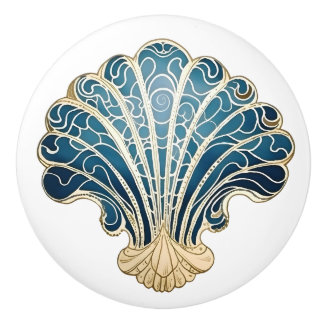 Bouton De Porte En Céramique Meuble de décor de Cabinet de plage Coquillage et