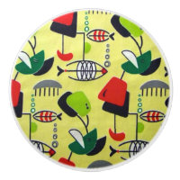 Mid Century moderne Design atomique Tige en cérami