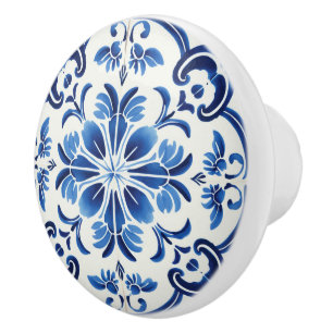 Bouton De Porte En Céramique Mignonne faux portugais