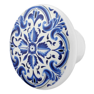 Bouton De Porte En Céramique Mignonne faux portugais