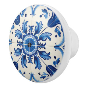 Bouton De Porte En Céramique Mignonne faux portugais