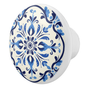 Bouton De Porte En Céramique Mignonne faux portugais