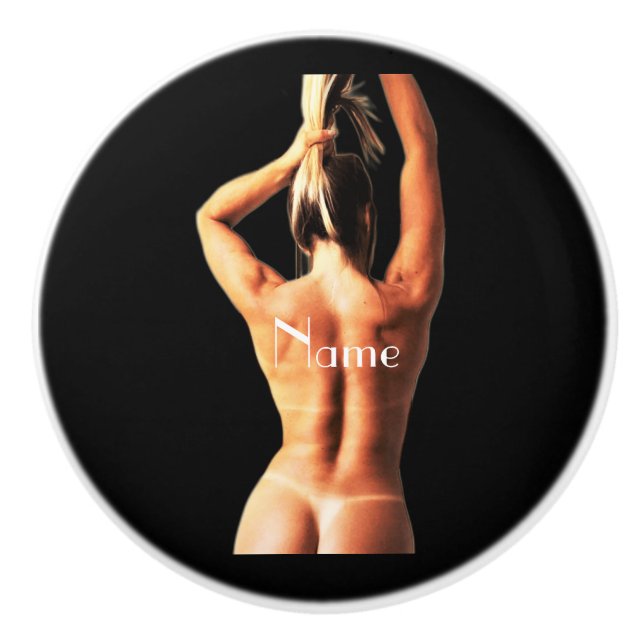 Bouton De Porte En Céramique Modèle de fitness Tanlines Thunder_Cove (Devant)