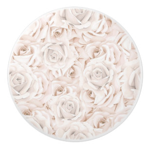 Bouton De Porte En Céramique Modèle floral