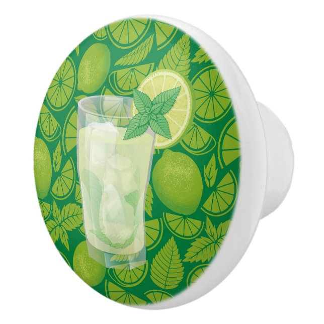 Bouton De Porte En Céramique Mojito (Droite)