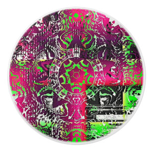 Bouton De Porte En Céramique Mon Nom N'Est Pas Donna