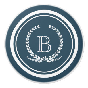 Bouton De Porte En Céramique Monogram design