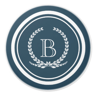 Bouton De Porte En Céramique Monogram design