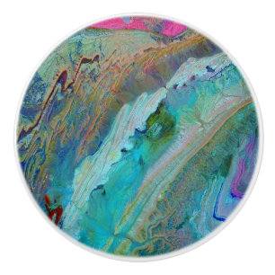 Bouton De Porte En Céramique Monts anti-Atlas du Maroc - satellite Terra