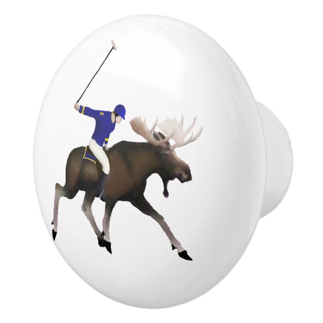 Bouton De Porte En Céramique Moose Polo (Droite)