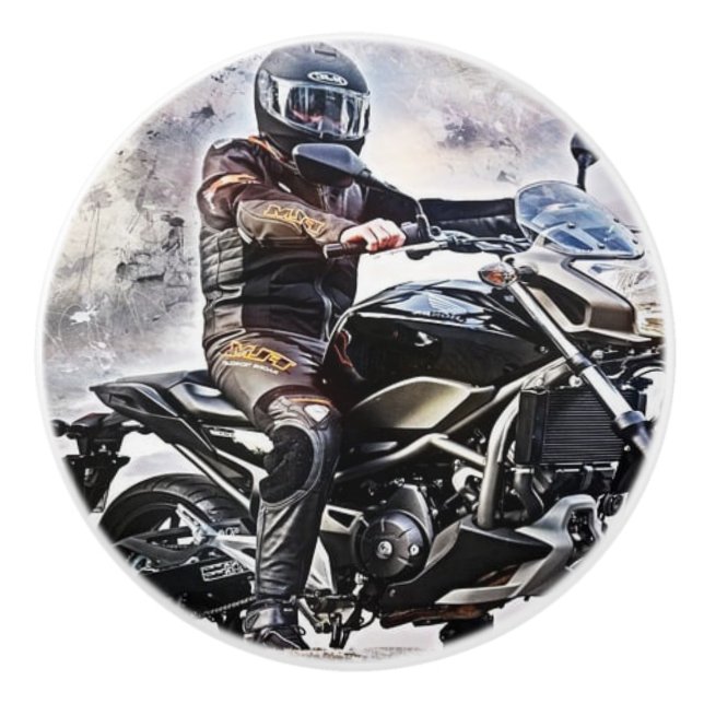 Bouton De Porte En Céramique Moto Slick Vélo Dirt (Devant)