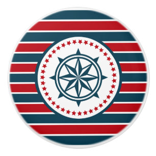 Bouton De Porte En Céramique Nautical design