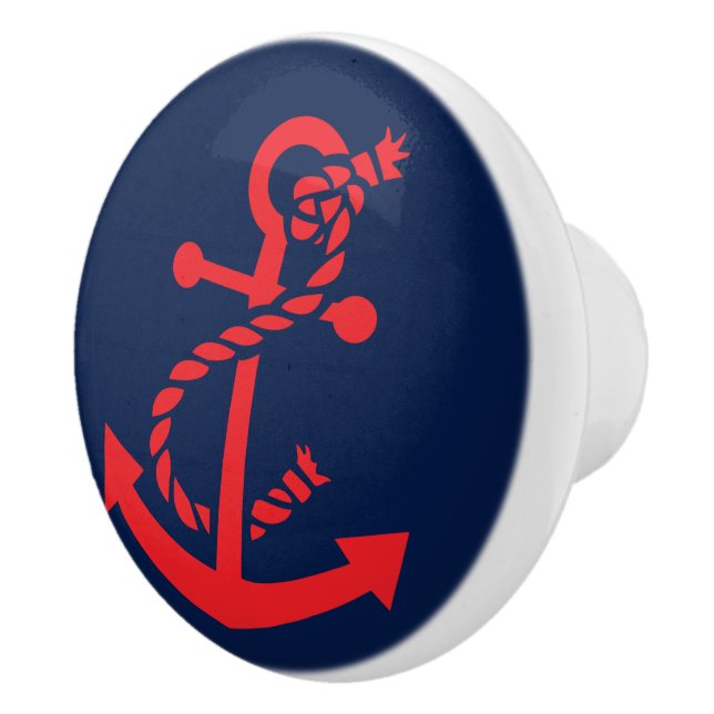 Bouton De Porte En Céramique Nautique (Droite)