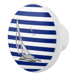 Bouton De Porte En Céramique Navigation de chrome sur la copie nautique de