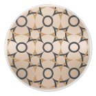 Noir et Khaki Diamond Forme Ceramic Knox/Pull