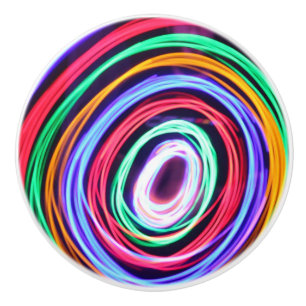 Bouton De Porte En Céramique "Obit of Color"