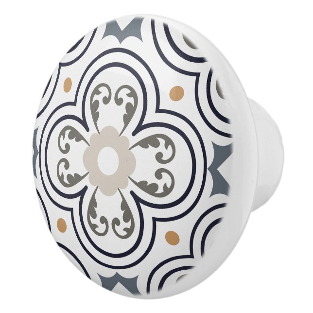 Bouton De Porte En Céramique Oeuvres d'art classiques Détail espagnol méditerra (Droite)