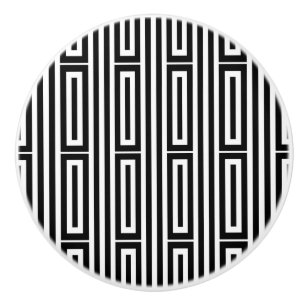 Bouton De Porte En Céramique Origine ethnique abstraite 3