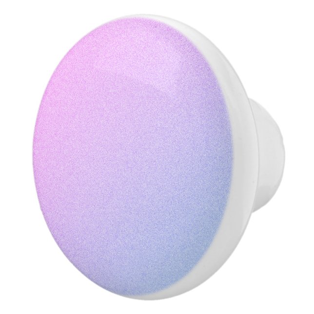 Bouton De Porte En Céramique Paillettes ombrées pastel (Droite)